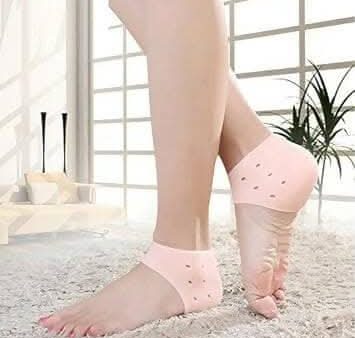 Anti Crack Silicone Half Gel Heel And Foot Protector Moisturizing Socks for Foot Care for Women Online