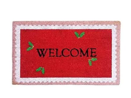 Welcome design rubber door mat(Multi Color) For Sale