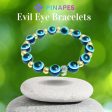 Pinapes Dark Blue Stylish Evil Eye Bracelet (pack of 2) For Cheap