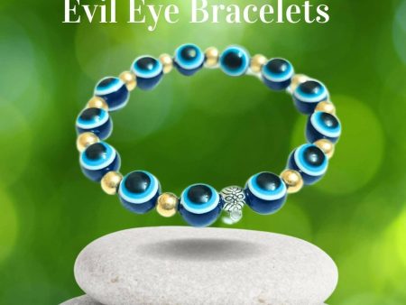 Pinapes Dark Blue Stylish Evil Eye Bracelet (pack of 2) For Cheap