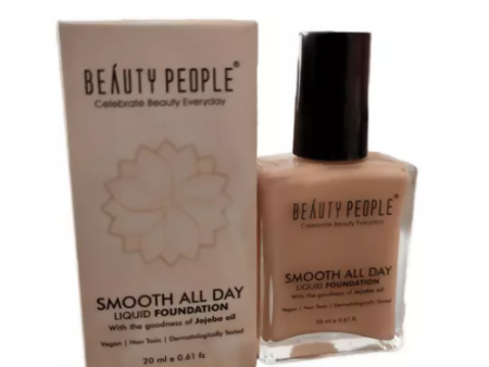 Beauty People Smooth All Day Liquid Foundation 01 Ivory (20ml) With Goodness of Jojoba Oil For Sale