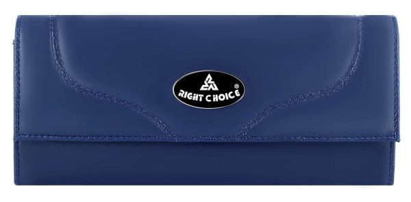 Right choice caual party hand clutch women wallet (blue) Hot on Sale