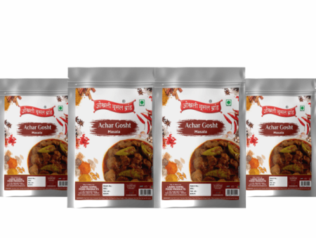 Achar gosht masala 320g (pack of 4x 80g) | OKHLI MUSAL BRAND For Sale