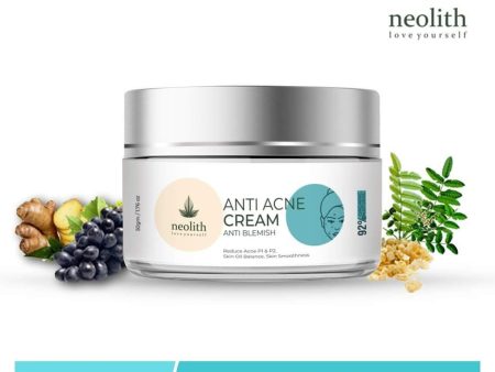 Anti acne cream : pimple & blemish treatment (50gm) | NEOLITH Sale