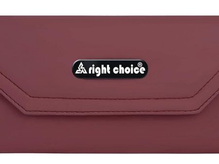 Right choice stuff quality pu leather hand clutch (brown) For Discount