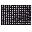 All purpose solid pattern rubber door mat (40 x 60cms, Black) Online Hot Sale