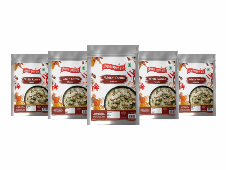 White korma masala 400g (pack of 5x 80g) | OKHLI MUSAL BRAND on Sale